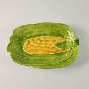 Handpainted Ceramic Corn‎ Platter